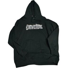 Convictions Black Hoodie for Men